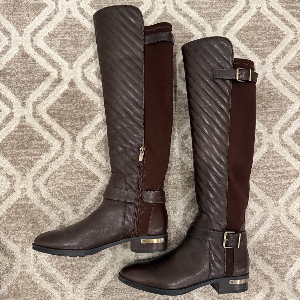 Vince Camuto Brown Panyma Riding Boots/Women/ Size 7.5/ Like New - Picture 2 of 13